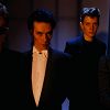 English gothic rock band Bauhaus, in a posed portrait, 1982. (Photo by Fin Costello/Redferns/Getty Images)